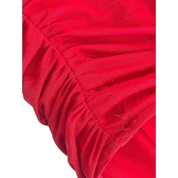 Steve Madden Dahlia Corset Top in Red Womens Bustier Tank - Picture 9 of 10